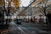 揭秘金年会用户体验，年金活动