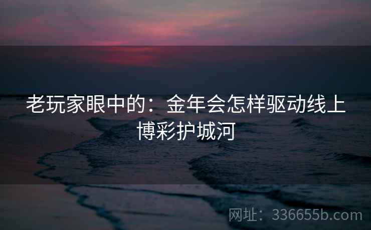老玩家眼中的：金年会怎样驱动线上博彩护城河