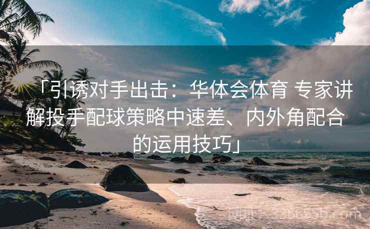 「引诱对手出击：华体会体育 专家讲解投手配球策略中速差、内外角配合的运用技巧」