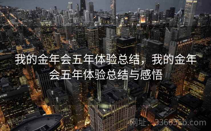 我的金年会五年体验总结，我的金年会五年体验总结与感悟
