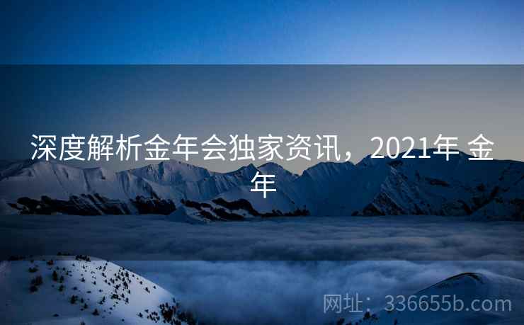 深度解析金年会独家资讯，2021年 金年