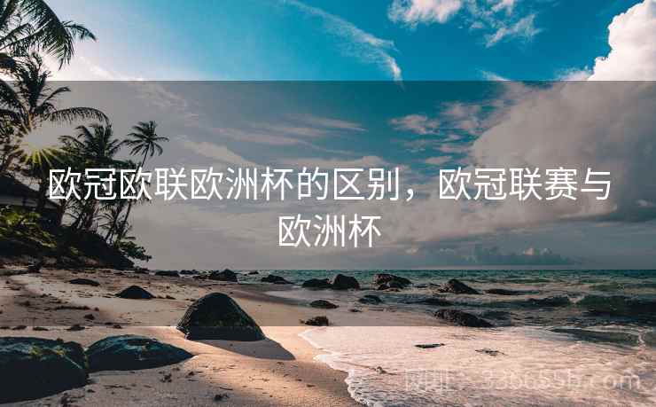 欧冠欧联欧洲杯的区别，欧冠联赛与欧洲杯